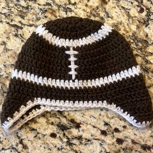 Knit Football Winter Hat